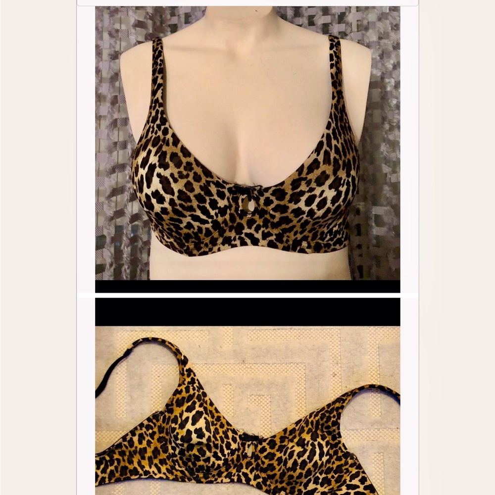 Leopard print bra by Ellen Tracy.
Perfect condition 
Smoke free home.